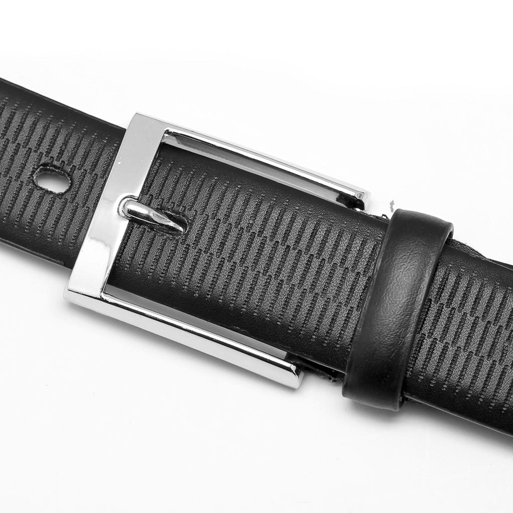 Classic Black Leather Belt