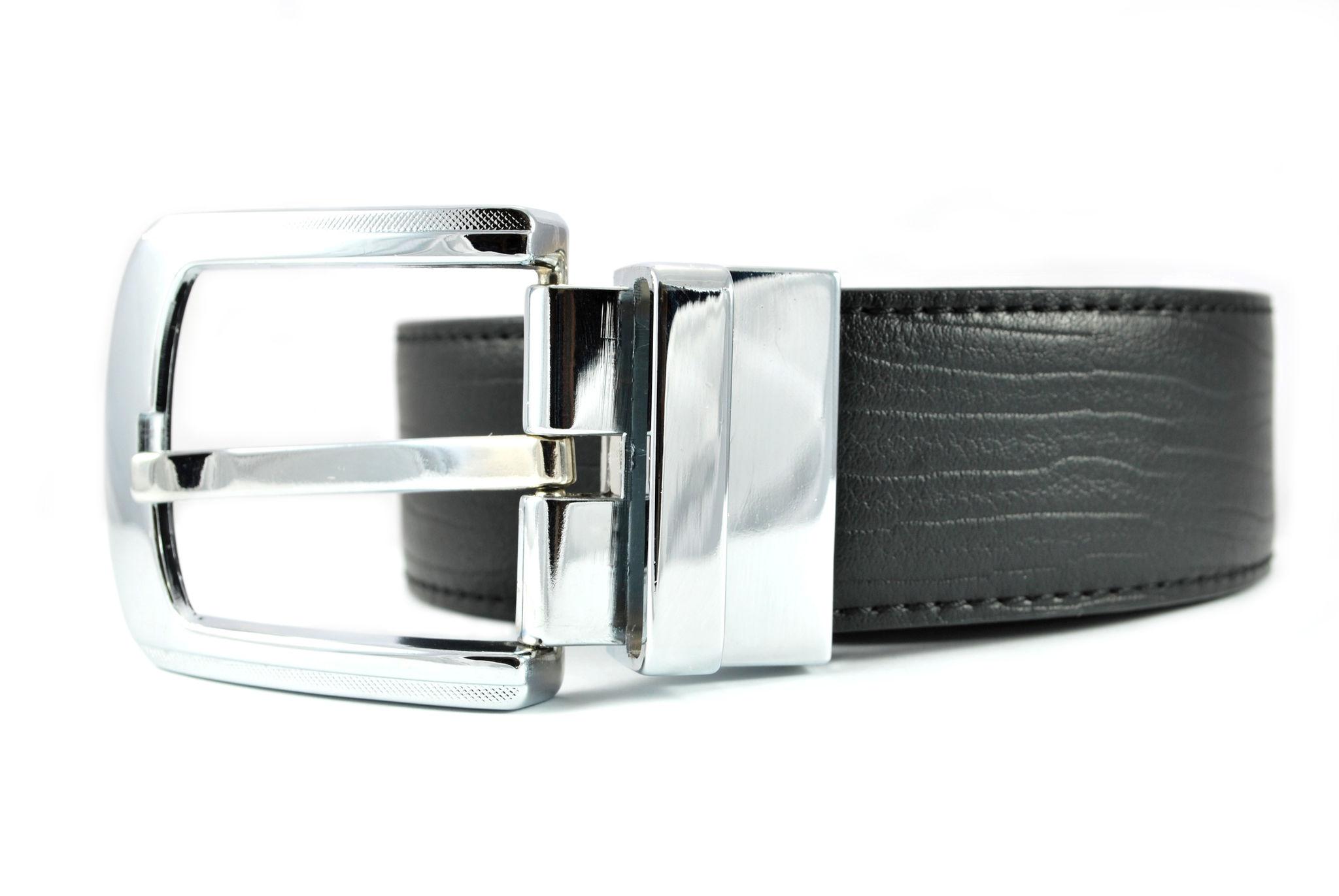 Classic Black Leather Belt